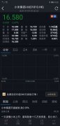 小米香港挂牌上市，开盘价16.6港元，较发行价下跌2.35%