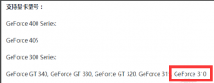 nvidia geforce 310m驱动安装