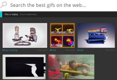 Giphy：专搜GIF动态图的搜索引擎