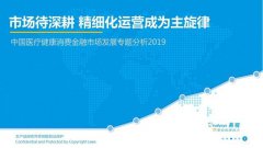 2019中国医疗健康消费金融市场发展专题分析