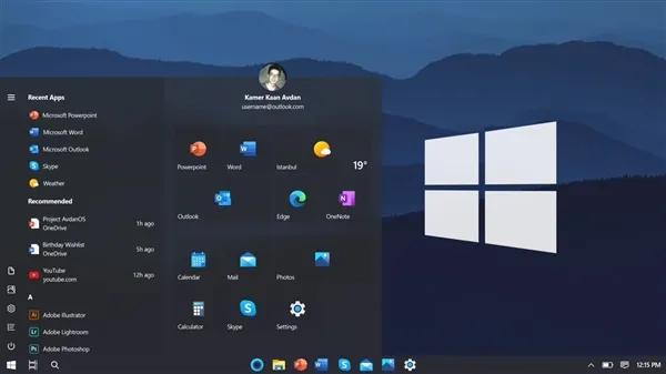 网友惊艳设计Windows 20：这才是Windows 10该有的样子！