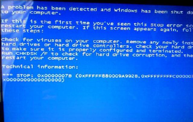 电脑蓝屏，记住这些常见的蓝屏代码与解决方法