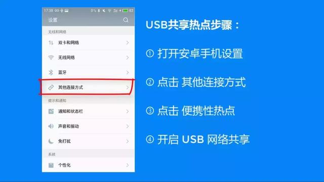 重装系统后无法上网。使用手机4步解决问题《安卓篇》