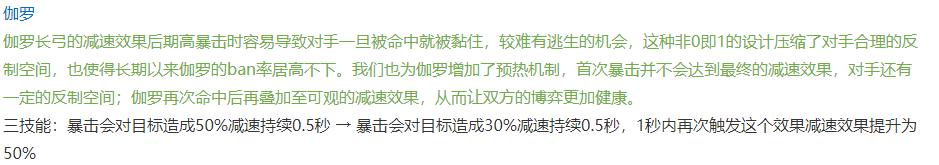 王者荣耀：体验服调整优化，伽罗又被刀，香香算削弱还是加强？