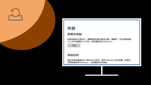 使用“全新启动”功能重置电脑，还原一个纯净原版的win10系统