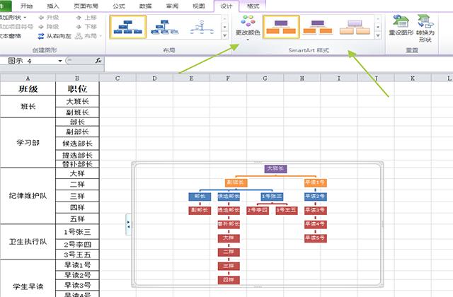 领导要求我制作组织框架图，学会了Excel，三分钟就完全搞定了