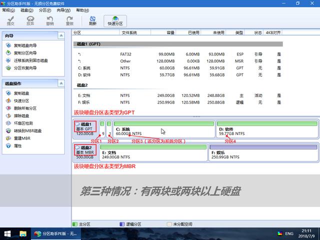 电脑知识：判断分区表类型？