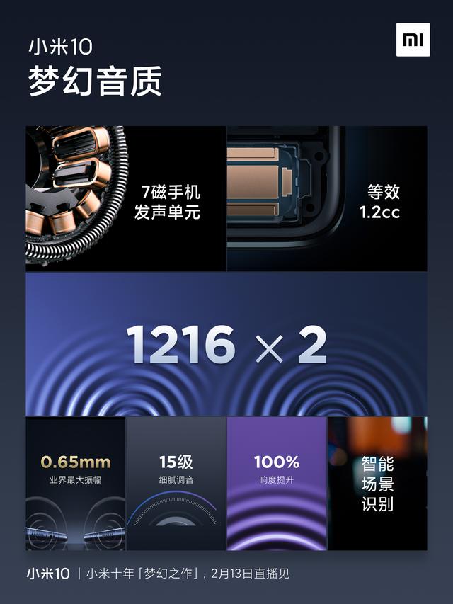 雷军：小米10搭载史上最强影音系统 米粉：看来肯定要涨价