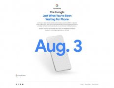 谷歌发布新品预告：疑似8月3日发布Pixel 4a