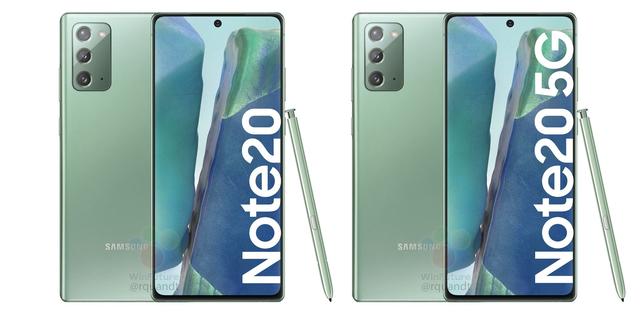 Galaxy Note 20薄荷绿配色曝光：相当小清新