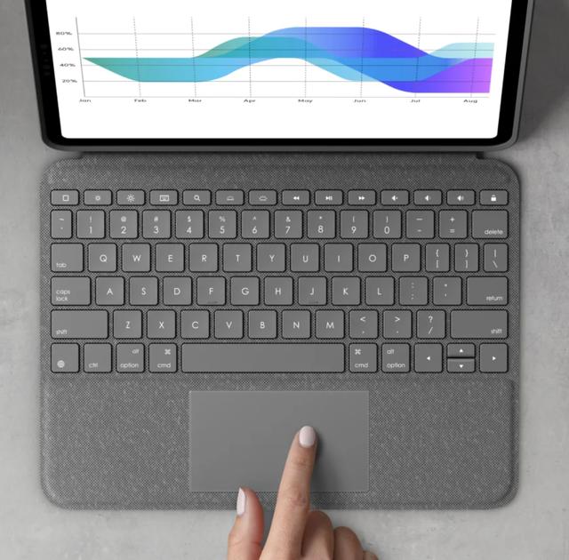 罗技发布带触控板的 iPad Pro 键盘：起售价约合 1120 元