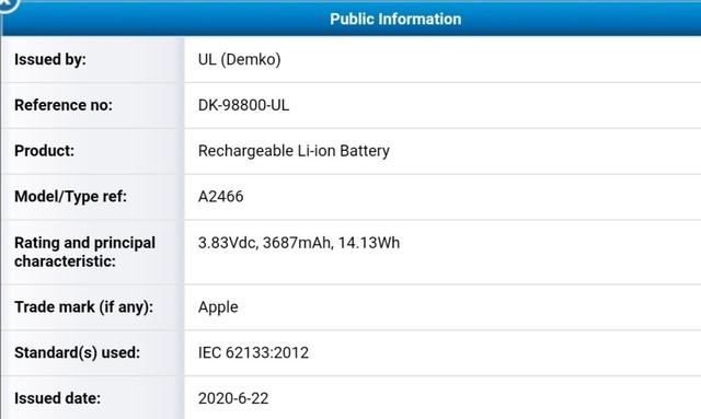 iPhone 12系列电池容量疑曝光：最大3697mAh