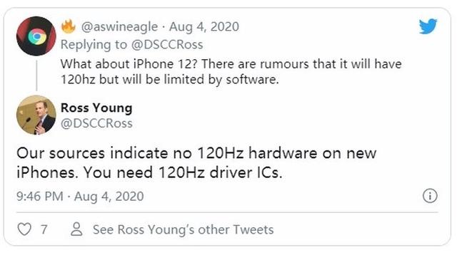 真没了？称iPhone12全系不再支持120Hz