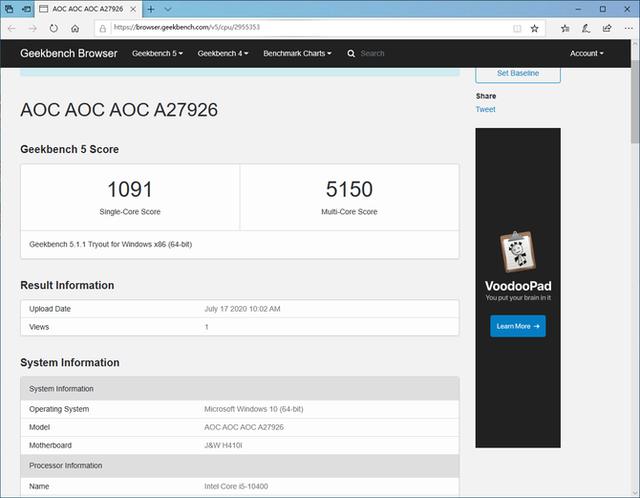 升十代酷睿 AOC AIO 27英寸大师926系列一体机评测