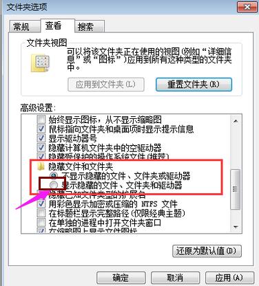 win7如何显示隐藏文件