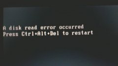 开机显示A disk read error occurred维修方法