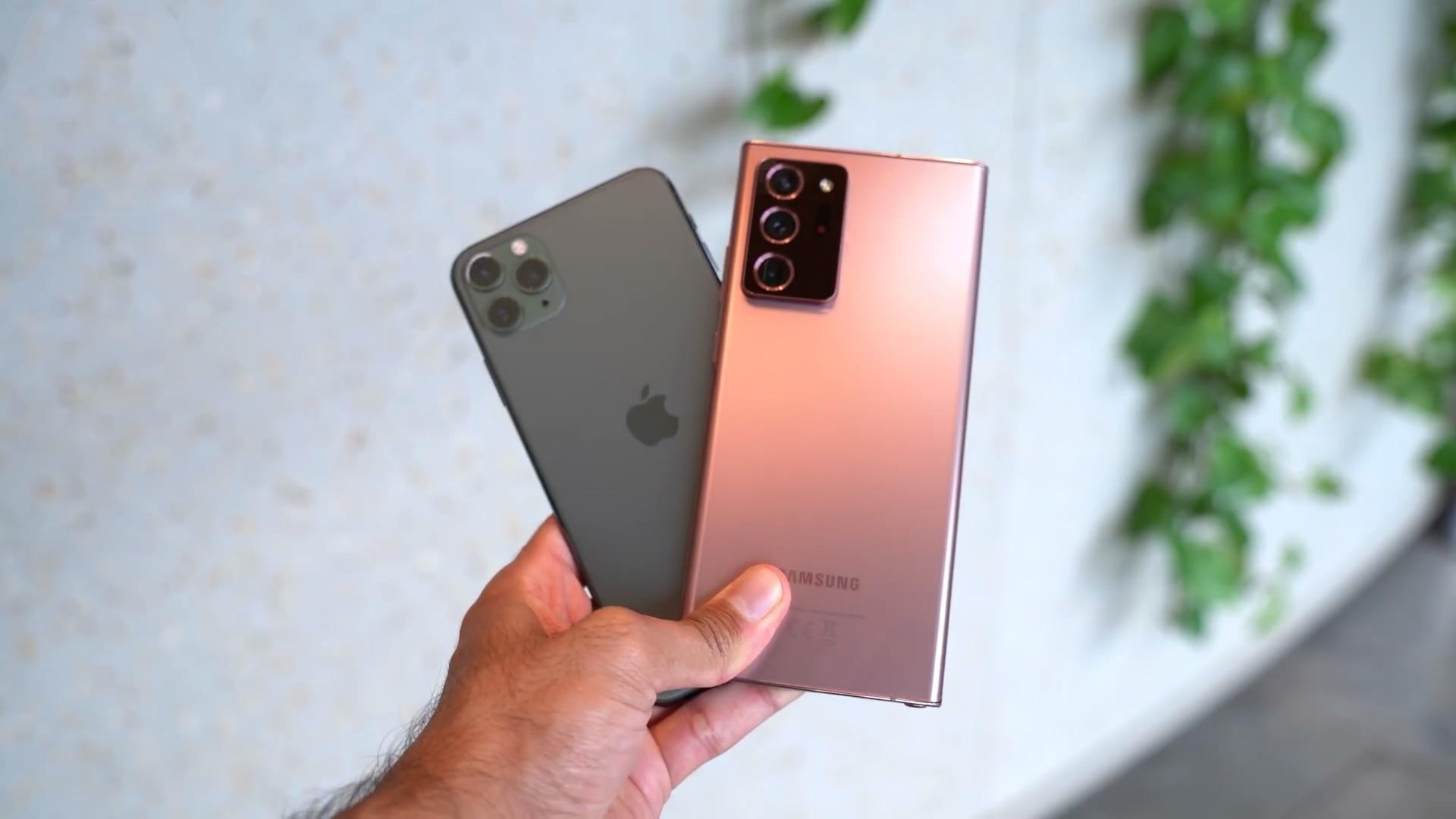 三星Note20Ultra和iPhone11ProMax深度对比：多年宿敌谁才是霸主