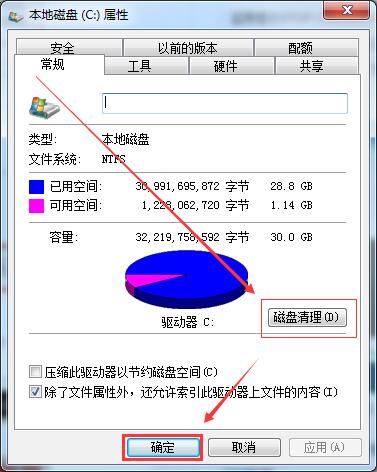 电脑的C盘变红了怎么办？