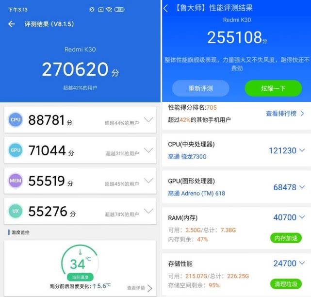 同为双模5G新机，售价只差100元，红米K30和realme X50谁更强？