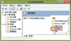 Win8系统隐藏控制面板选项的操作方法是什么？