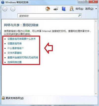 Win7系统当中帮助和支持的使用方法是什么？