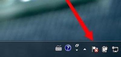 Win7系统任务栏有带叉旗子图标的解决方法
