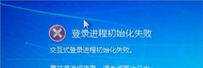 Win7系统电脑开机提示登录进程初始化失败的解决方法