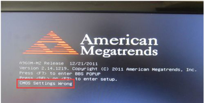 电脑开机无法进系统显示American Megatrends的解决办法