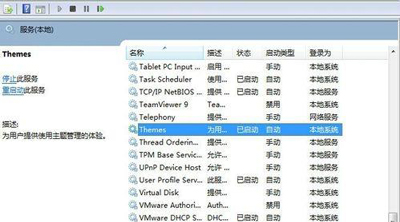 Win7系统电脑任务栏与主题都变成白色的解决方法