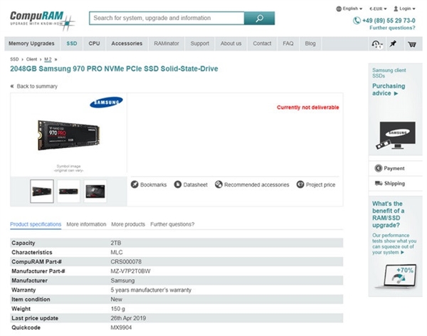 苦等整整一年：现象级MLC SSD终于升级2TB