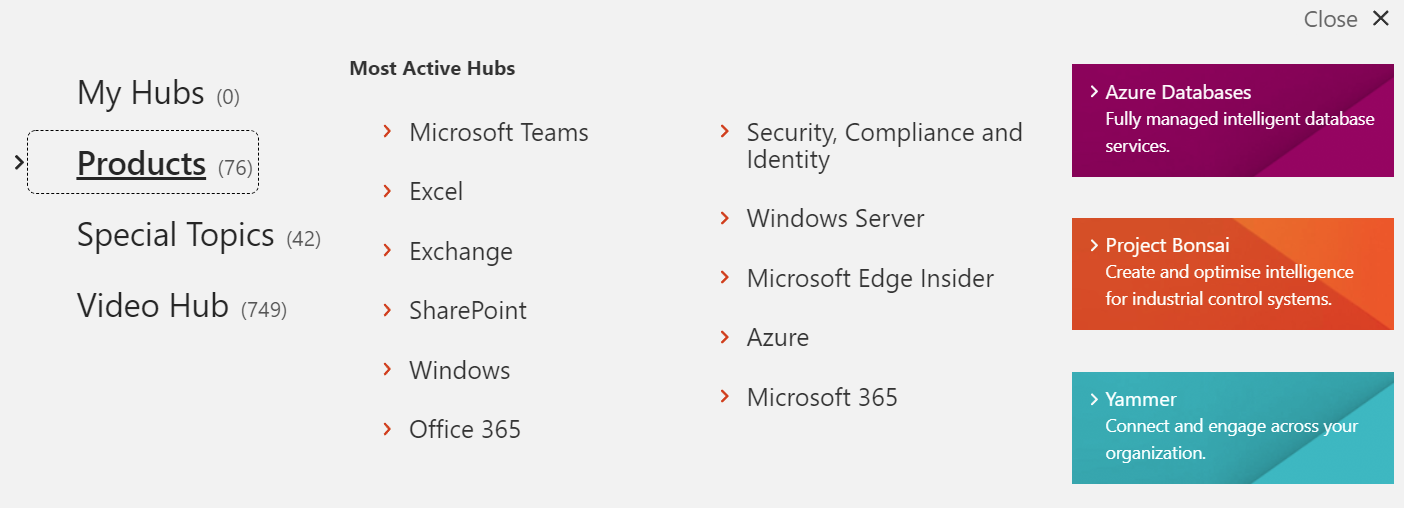 List of hubs on tech community, Introducing the .NET Tech Community Forums