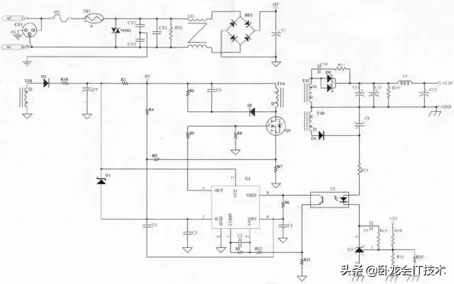 准谐振反激变压器设计（准谐振与普通反激效率对比）