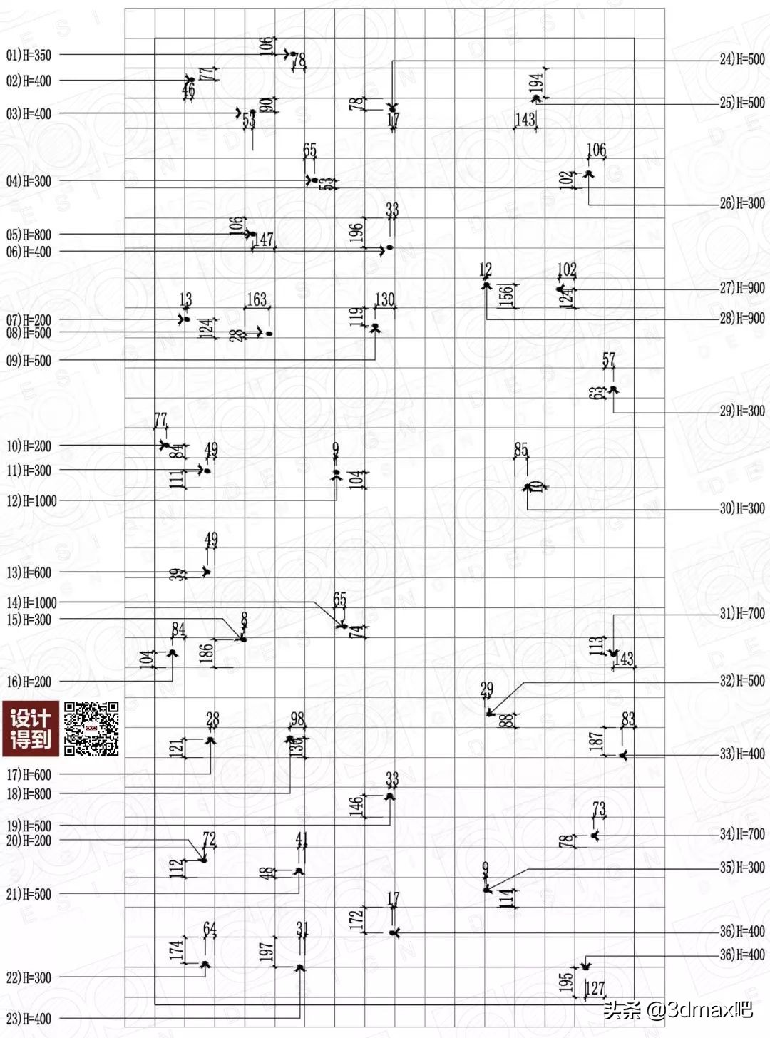 cad吊顶图怎么画（cad天花吊顶布置图）