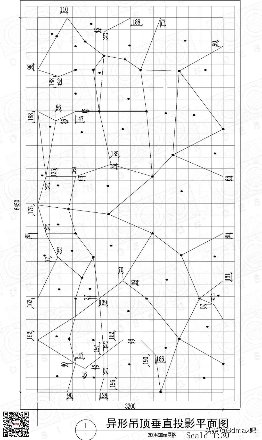 cad吊顶图怎么画（cad天花吊顶布置图）