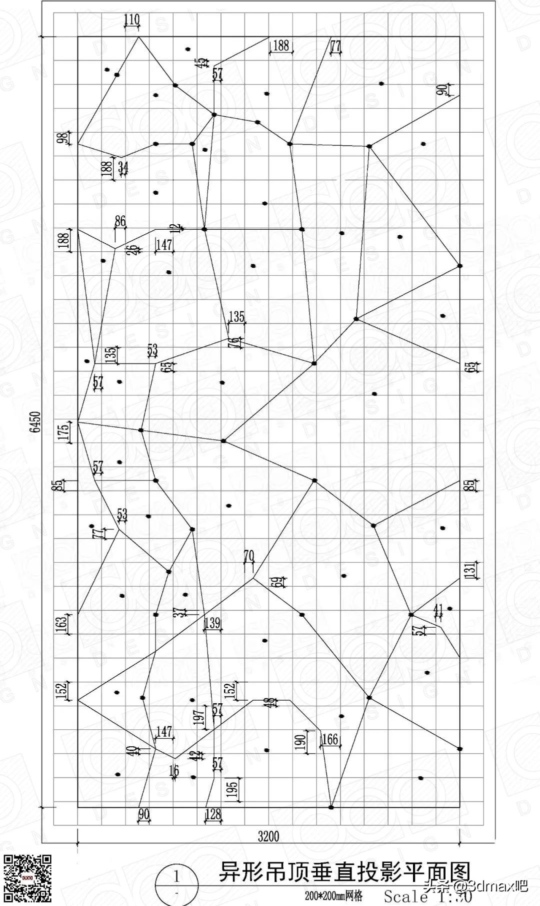 cad吊顶图怎么画（cad天花吊顶布置图）