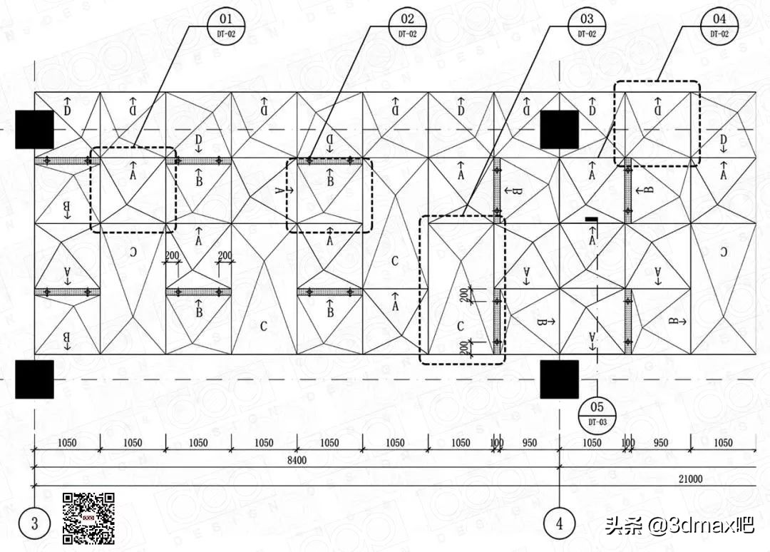 cad吊顶图怎么画（cad天花吊顶布置图）