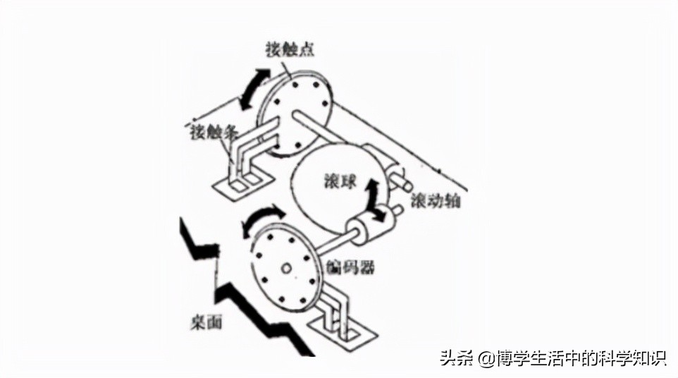 鼠标结构分析（鼠标的结构图和工作原理）