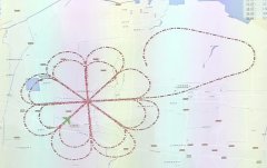 国产大飞机C919炫技：空中画出“糖心月饼”