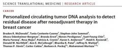 乳腺癌诊断新星！灵敏度高出其他100倍的液体活检