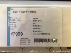 华为65寸智慧屏零售价曝光：7999元香吗？