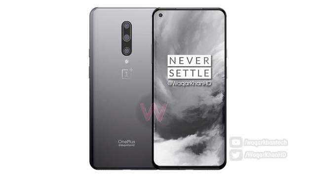 一加8 Pro渲染图曝光，曲面打孔屏