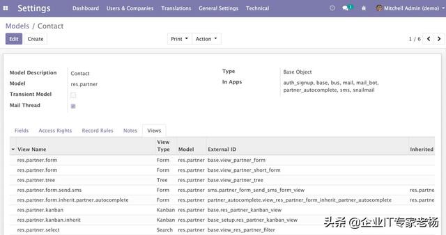 Odoo v12 开发者模式快速入门