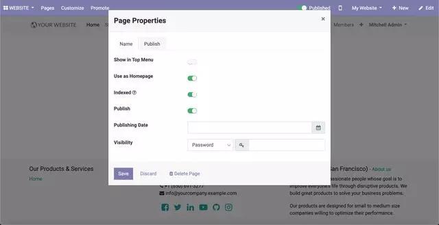Odoo14新功能大揭秘之Website功能模块大更新