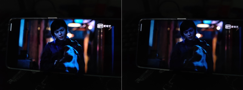 开启HDR视频画质增强后 整个画面的亮度和色彩都有很大改善