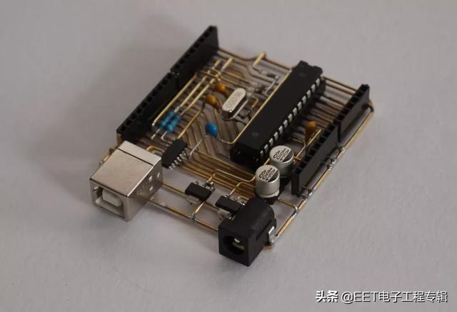 用铁丝做“电路板”，这波操作太牛了！