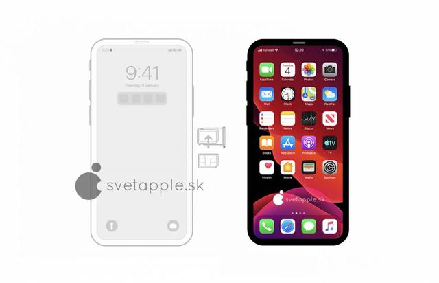 无刘海版iPhone 12 Pro？外媒曝光苹果设计图，真全面屏有点丑