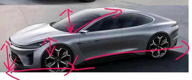 长着套娃脸的蔚来ET小鹏P7天际ME-S比亚迪汉，究竟谁抄了谁？