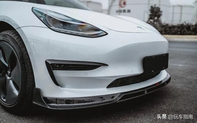 30多万的特斯拉太低调？车主花2万升级套件，跑车味道就出来了