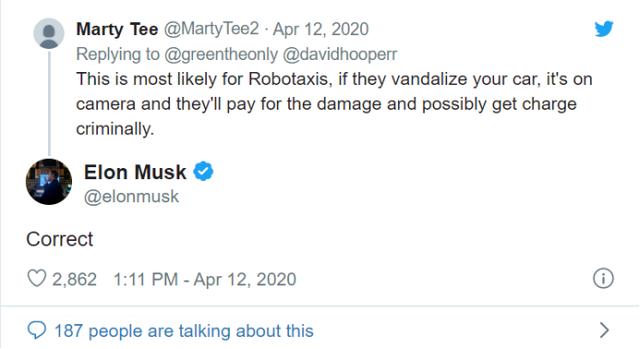 特斯拉车主跑滴滴保证年净赚一台Model3，马斯克力推Robotaxi上路