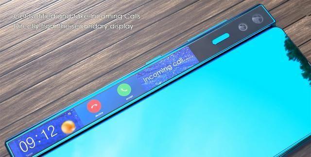 华为MateX2概念图：双屏幕前后6镜头，屏下指纹识别带手写笔